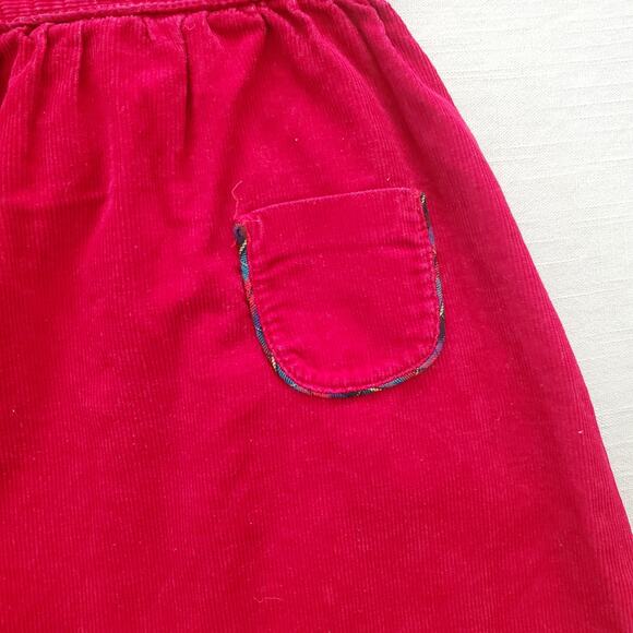 Vintage Scotty Crossfront Cord Dress 5t - Picture 3 of 6